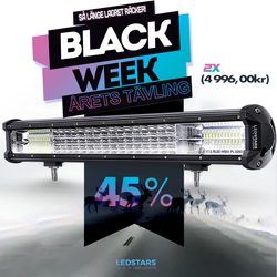 4ROW-2ROW CREE 20″ (E-märkt) LED Ramp Bar - 324W: BLACK WEEK 2025