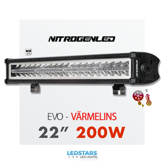 NITROGEN EVO 22″ (E-märkt) LED Ramp - 200Watt MED VÄRMELINS
