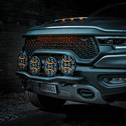 3X Strands Dark Knight Intense 9" KOMPLETT LED EXTRALJUS PACK 400 Watt