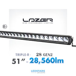LAZER 51" TRIPLE-R ELITE 28 (E-märkt) GEN2 E-Boost 28560lumen