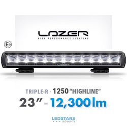 LAZER 23″ TRIPLE-R 1250H (E-märkt) LED Ramp - 12300lm: Bästa LED Rampen på Marknaden!