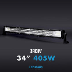 3ROW CREE 34″ Lumen LED Ramp - 405Watt 24300lm